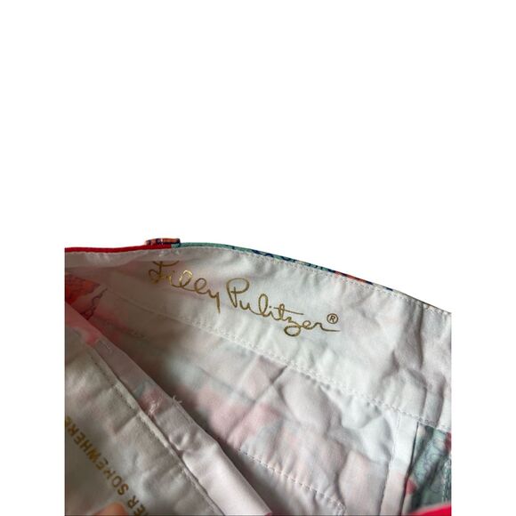 NEW Lilly Pulitzer Jayne Shorts size 2 Watermelon Red Blue Coral Coastal - Picture 15 of 15